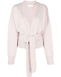 Sa Su Phi - Belted Ribbed-knit Cardigan - Lyst