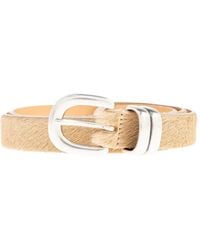 By Malene Birger - Leather Buckle Belt - Lyst