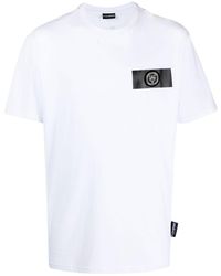 Philipp Plein - T-Shirt mit Logo-Patch - Lyst