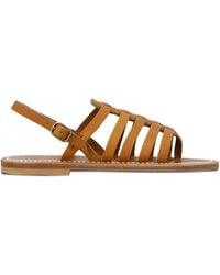 K. Jacques - Homere Leather Ankle-Strap Sandals - Lyst