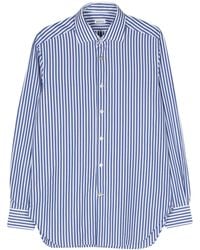 Kiton - Striped Poplin Shirt - Lyst