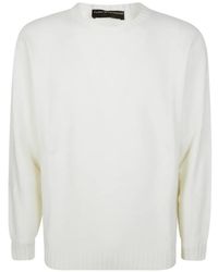 FILIPPO DE LAURENTIIS - Crew-Neck Knitted Sweater - Lyst