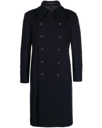 Tagliatore - Double-breasted Mid Coat - Lyst