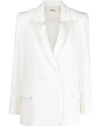 Zadig & Voltaire - Blazer Mit Strass - Lyst