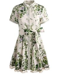 Alice + Olivia - フローラル ミニドレス - Lyst