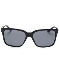 Versace - Medusa-plaque Square-frame Sunglasses - Lyst