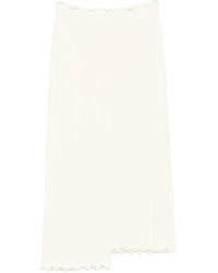 Jil Sander - Asymmetric Midi Skirt - Lyst
