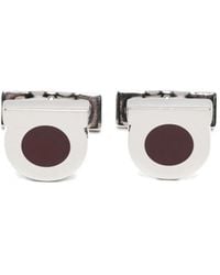Ferragamo - Logo Cufflinks - Lyst