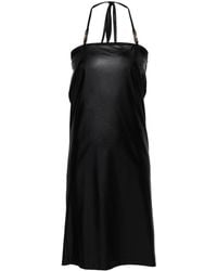 Versace - Logo-lettering Mini Dress - Lyst