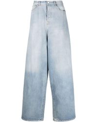 Vetements - Destroyed Wide-leg Jeans - Lyst