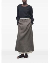 The Row - Zaira Front-Slit Maxi Skirt - Lyst