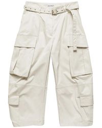 Acne Studios - Cargo Trousers With Belt - Lyst