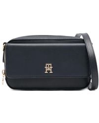 Tommy Hilfiger - Iconic Signature Strap Camera Cross Body Bag - Lyst