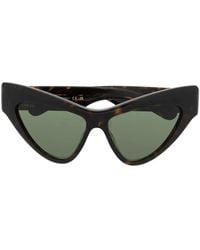 Gucci - Super Cat-Eye Frame Sunglasses - Lyst