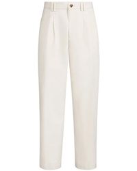 Brunello Cucinelli - Linen Blend Mini Pants For - Lyst