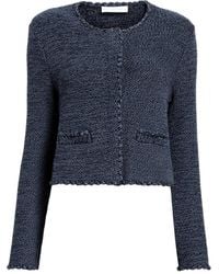 Proenza Schouler - Chaqueta De Punto Con Ribete Festoneado - Lyst