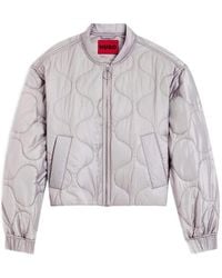 HUGO - Water-Repellent Jacket With Onion Quilting - Lyst