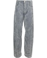 Trussardi - Gerade Jeans mit Bleach-Effekt - Lyst