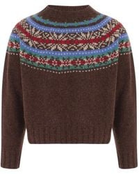 Howlin' - Pull En Laine Fair Isle - Lyst
