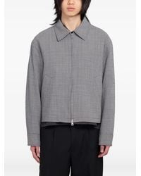 mfpen - Mail Houndstooth-Pattern Jacket - Lyst