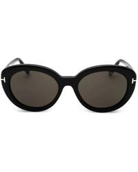 Tom Ford - Lunettes De Soleil À Monture Papillon - Lyst