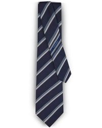 Ferragamo - Regimental-Jacquard Silk Tie - Lyst