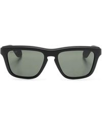 Gucci - Occhiali Da Sole Squadrati Con Logo Inciso - Lyst
