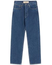Valentino Garavani - Denim Pants With Vgold - Lyst