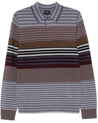 Paul Smith - Striped Polo Shirt - Lyst