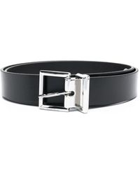 Calvin Klein - Logo-debossed Leather Belt - Lyst
