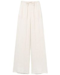 Séfr - Daphne Textured-Finish Trousers - Lyst