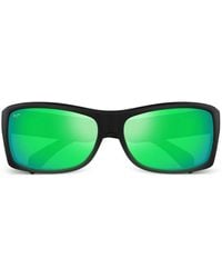 Maui Jim - Rectangular Mirrored Sunglasses - Lyst