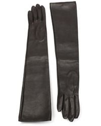 Manokhi - Handschuhe Aus Leder - Lyst