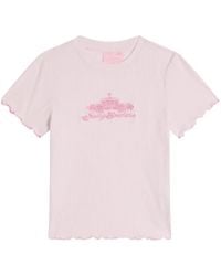 Juicy Couture - Ribbed Floral-Print Pajamas Set Of Tree Pieces - Lyst