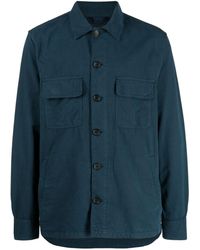PS by Paul Smith - Button-up Cotton Blend Shirt - Lyst