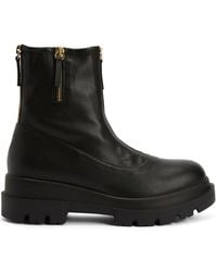 Giuseppe Zanotti - 40Mm Avice Zipped Ankle Boots - Lyst