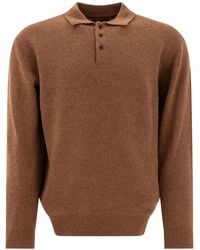 Beams Plus - Knitted Polo Shirt - Lyst