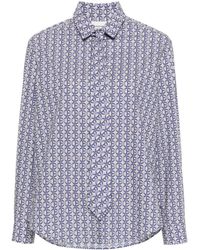 Claudie Pierlot - Geometric-print Buttoned Shirt - Lyst