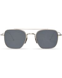 Thom Browne - Pilot-frame Tinted Sunglasses - Lyst