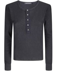 Our Legacy - Top Gentle Henley De Manga Larga - Lyst