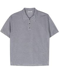 Peserico - Striped Polo-collar T-shirt - Lyst