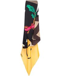 Moschino - Silk Patchwork Skirt - Lyst