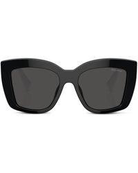 Miu Miu - Square-frame Tinted Sunglasses - Lyst