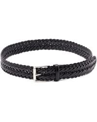 Anderson's - Braided Leather Belt - Lyst