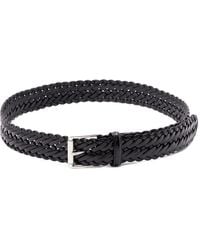 Anderson's - Braided Leather Belt - Lyst