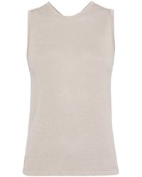Tibi - Top Con Incrocio - Lyst
