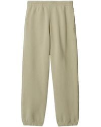 Burberry - Appliqué-Logo Cotton Track Pants - Lyst