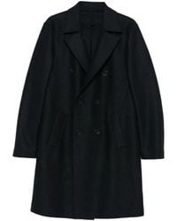 Harris Wharf London - Double-Breasted Wool Coat - Lyst