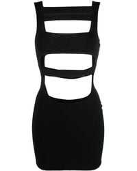 Roberto Cavalli - Cut-Out Detail Mini Dress - Lyst