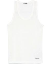 Jil Sander - Cotton Tank Top - Lyst